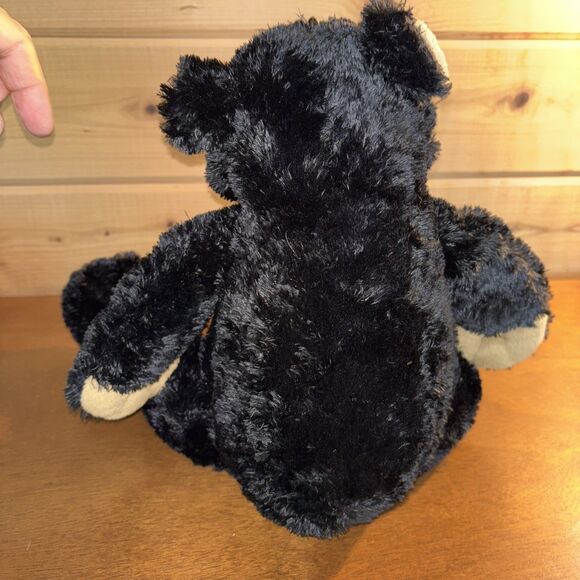 Teddy Bear Black Stuffed Animals 10'' Tall Soft Clean Stocking Stuffer - Picture 5 of 10